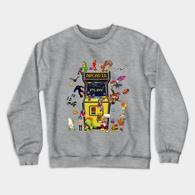 Arcadia Crewneck Sweatshirt by Uwantmytees